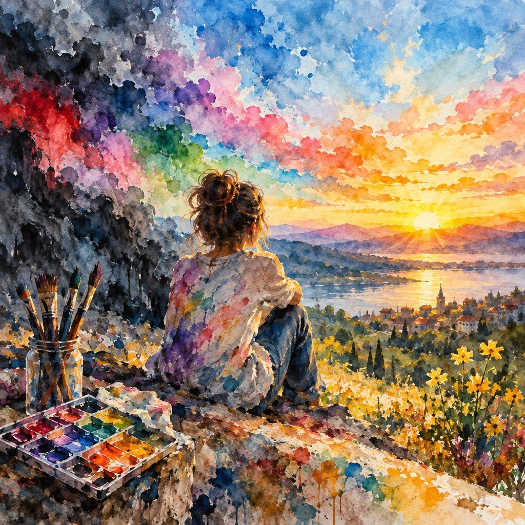 Painting My Way Through the artwork