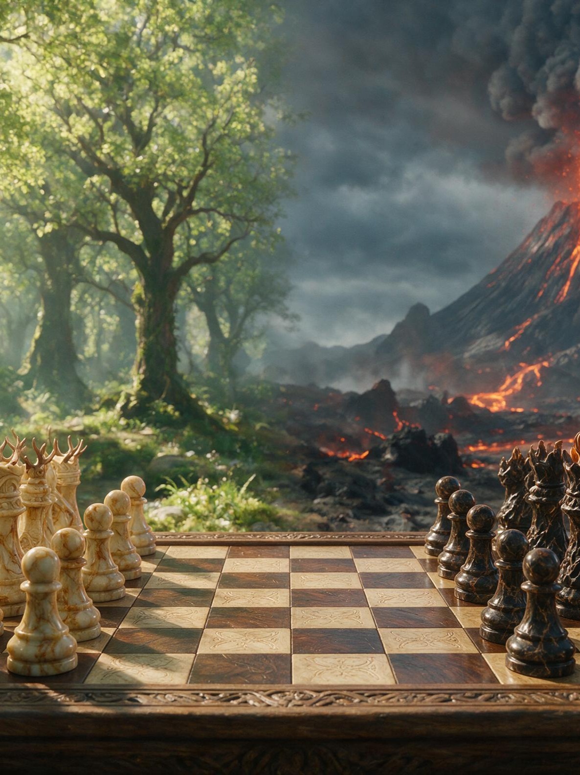 Шахматная доска / Chessboard artwork