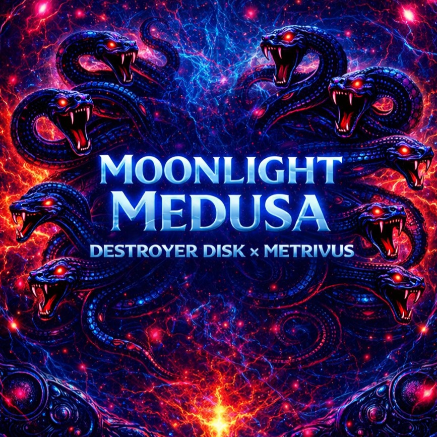 Moonlight Medusa - Destroyer Disk x Metrivus // Mashup artwork