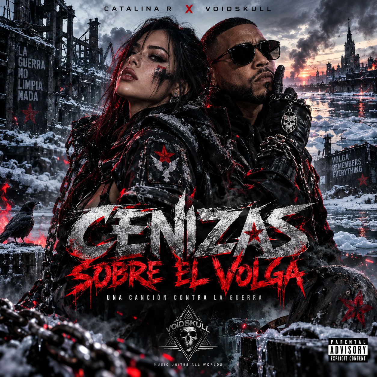HIERRO EN LA PIEL — Catalina R x VoidSkull artwork