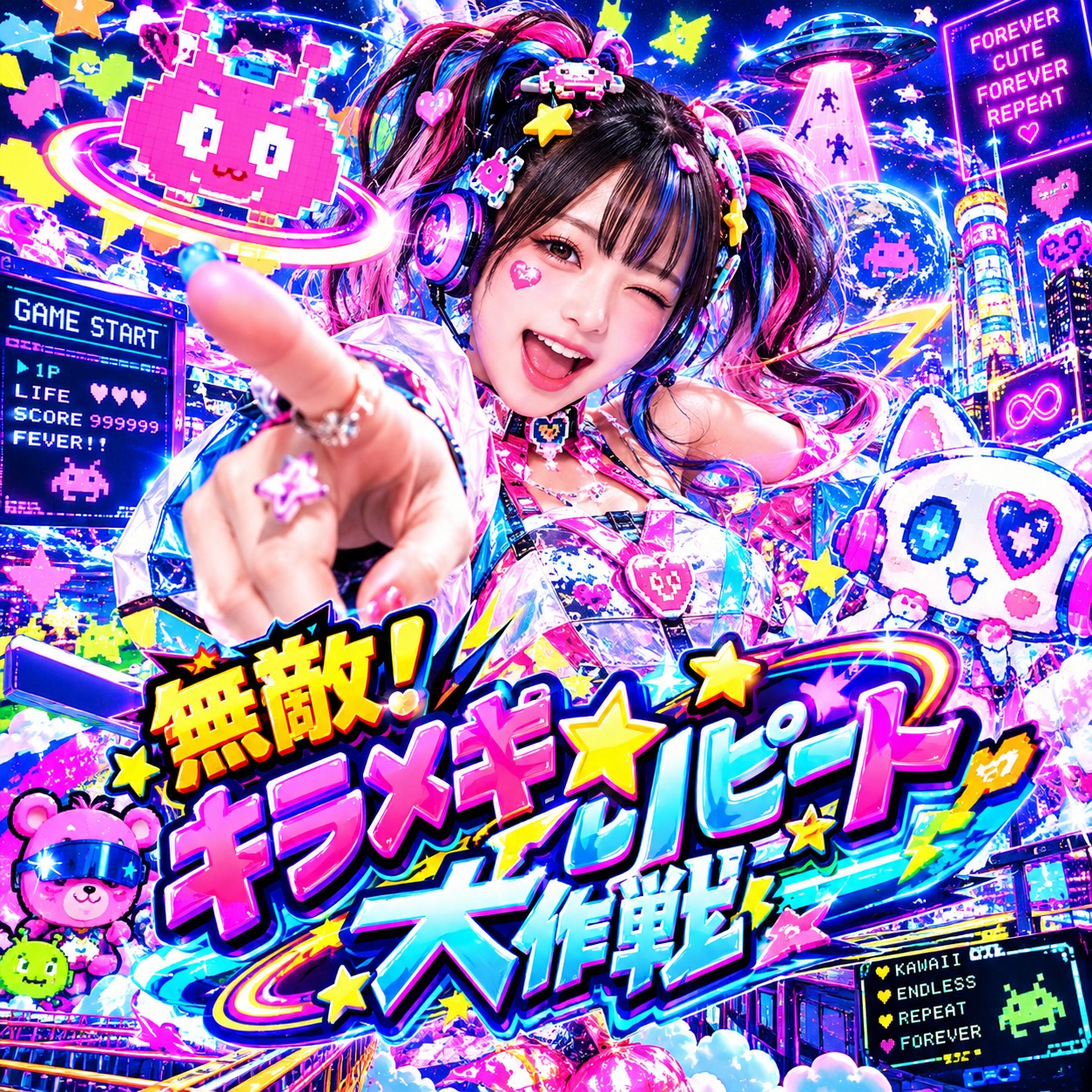 無敵！キラメキ☆リピート大作戦 #denpa song artwork