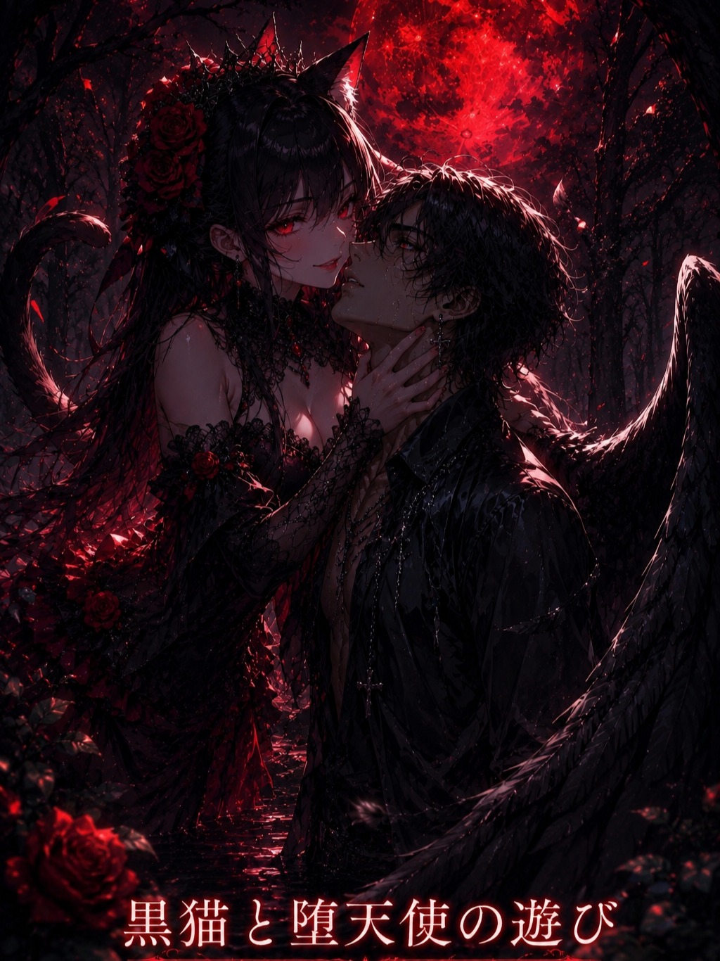 黒猫と堕天使の遊び artwork