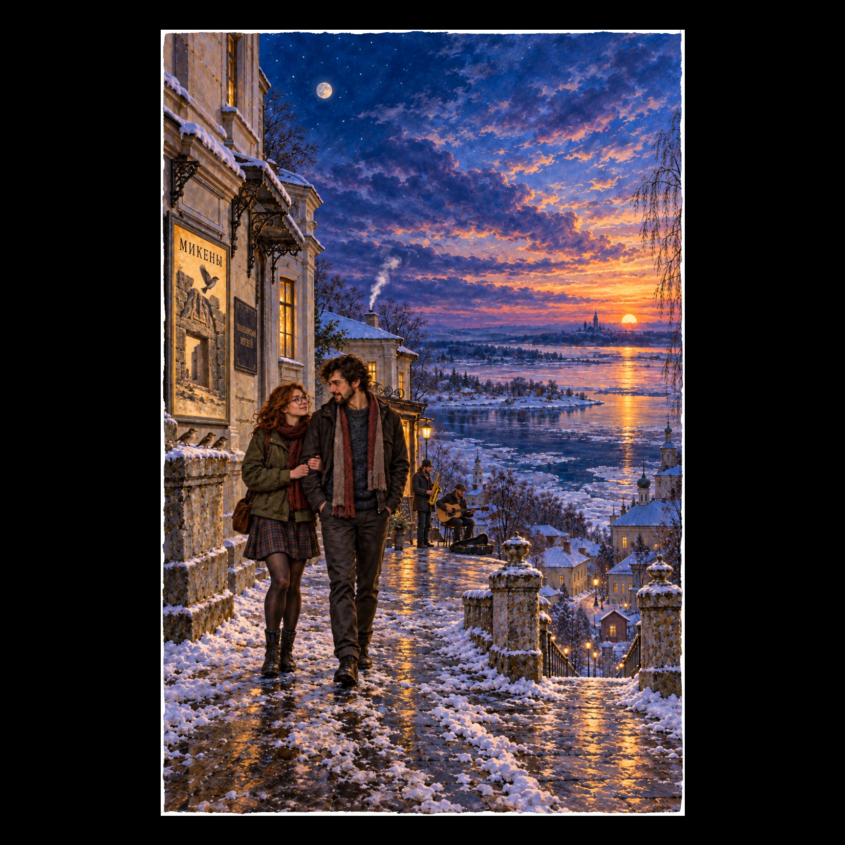 ЯНВАРСКИЕ ГАММЫ У КРОМКИ ЛЬДОВ (3096#2859)  - 1 - на слова Миши Мазеля artwork