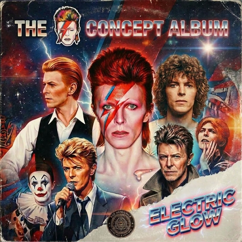 "ELECTRIC GLOW" (The Demiurge 👨‍🎤 Concept) artwork