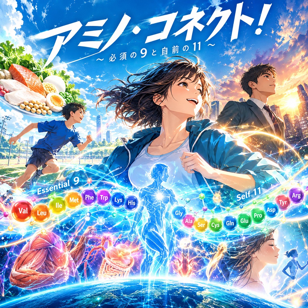 アミノ・コネクト！ 〜必須の9と自前の11〜 artwork