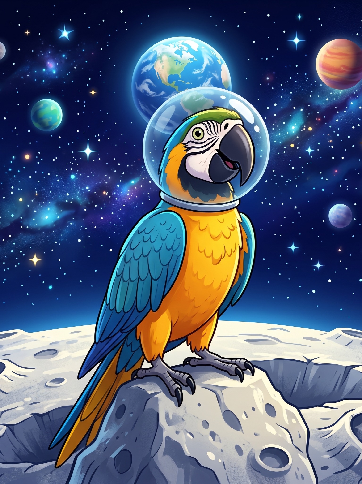 The Macaw artwork