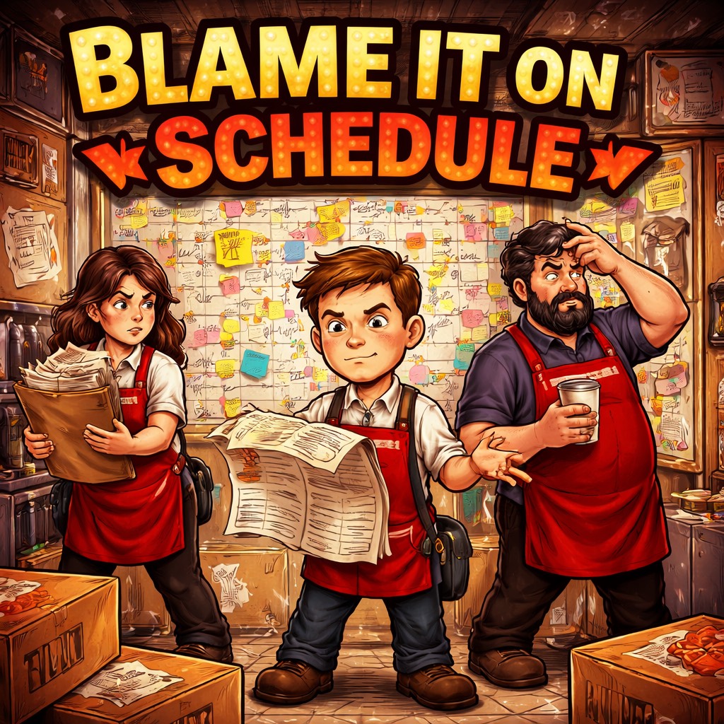 Blame It On The Schedule artwork