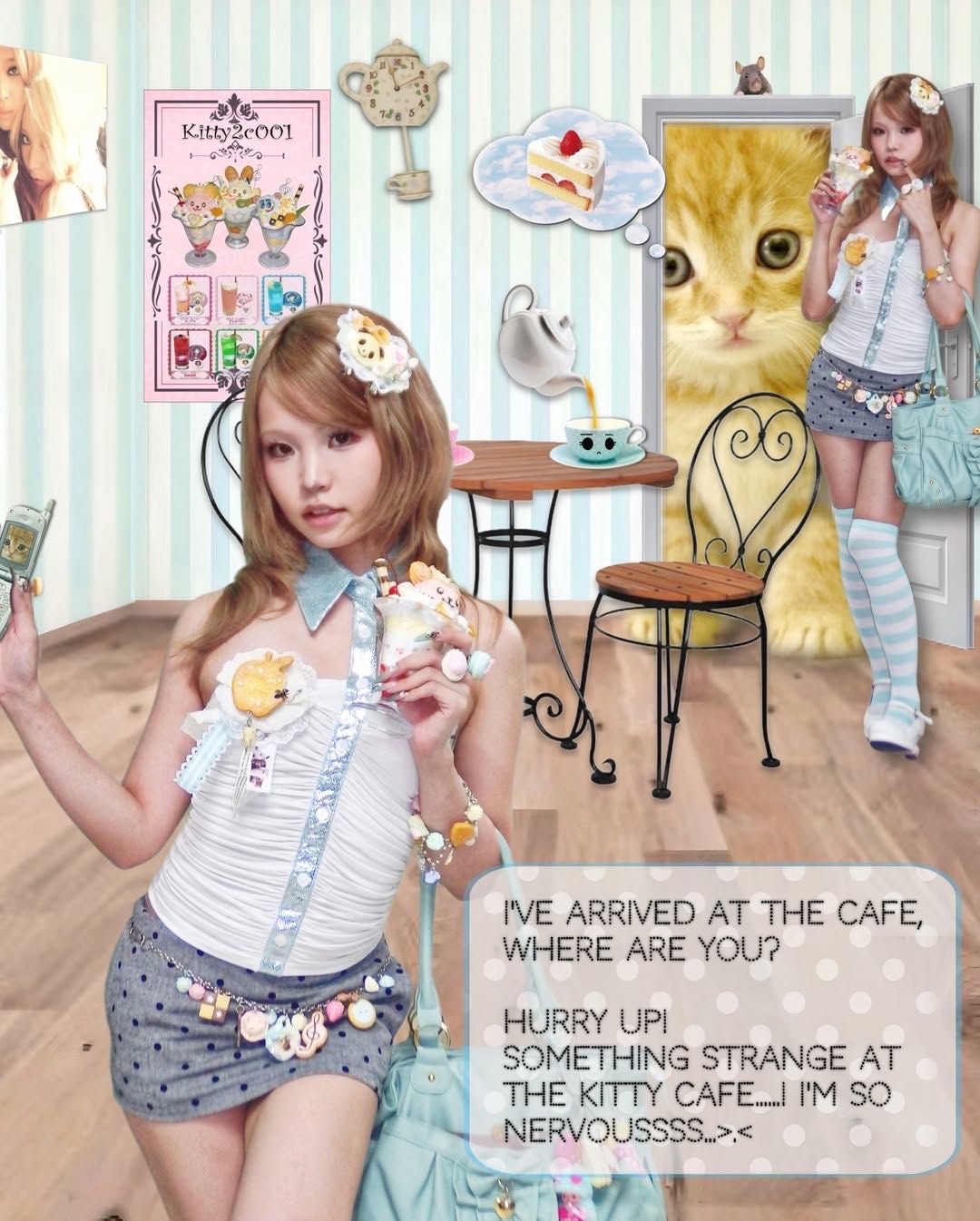 cat café TYPE BEAT ೃ࿔*: artwork