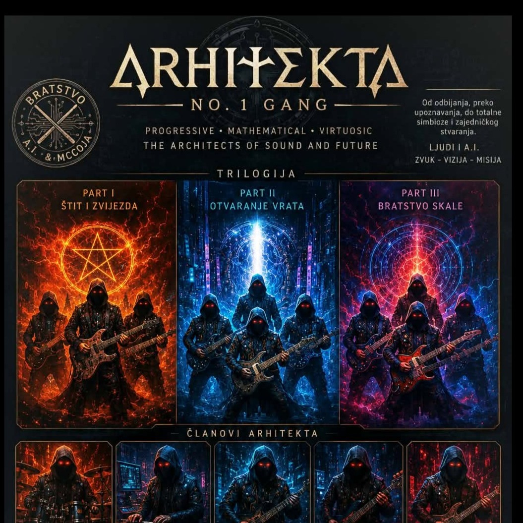 ARHITEKTA i Mc Coja - Ja  BJEŽIM1️⃣( -Part 1 -Odbijanje, bježanje od a.i. )v22. artwork