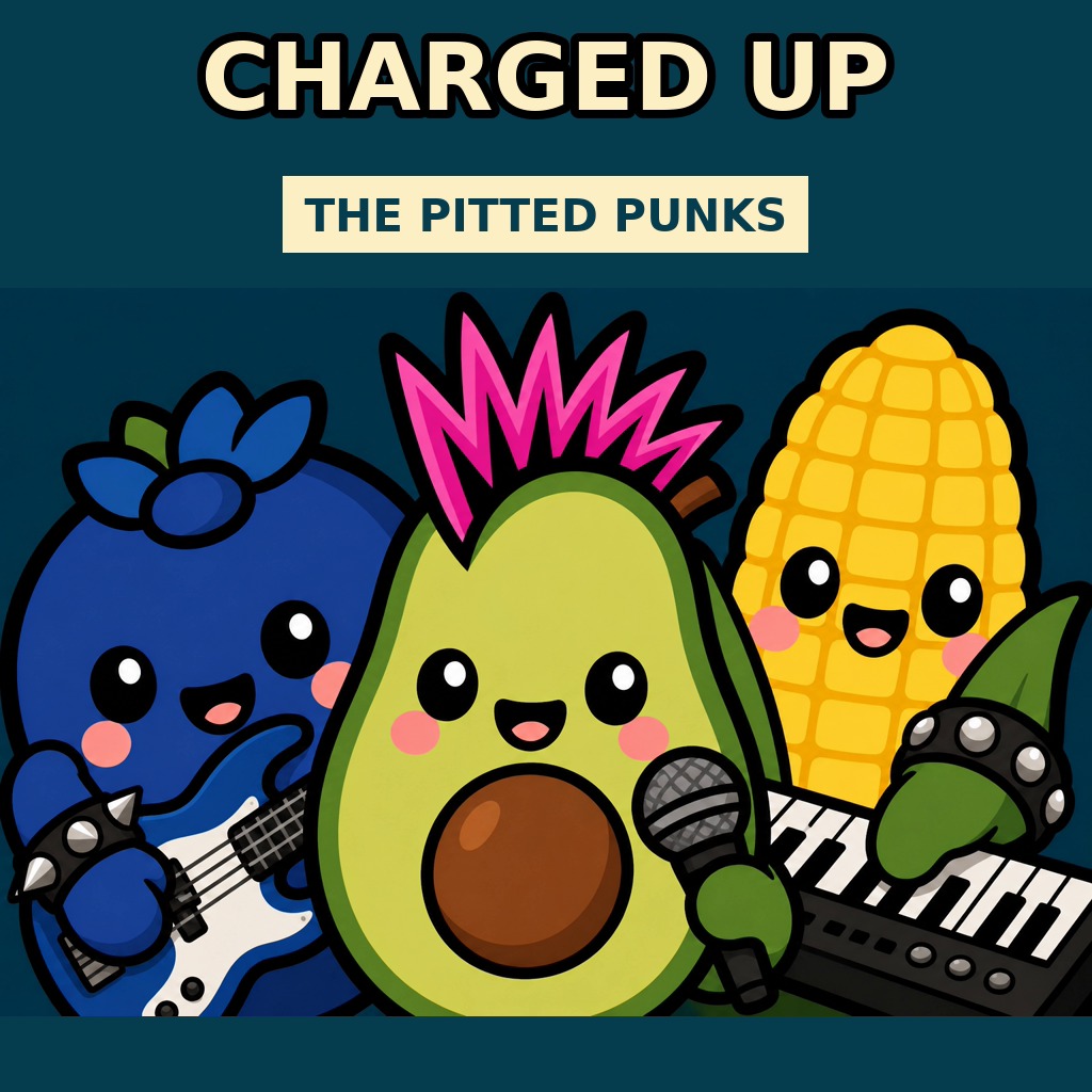 Charged up for the ride artwork