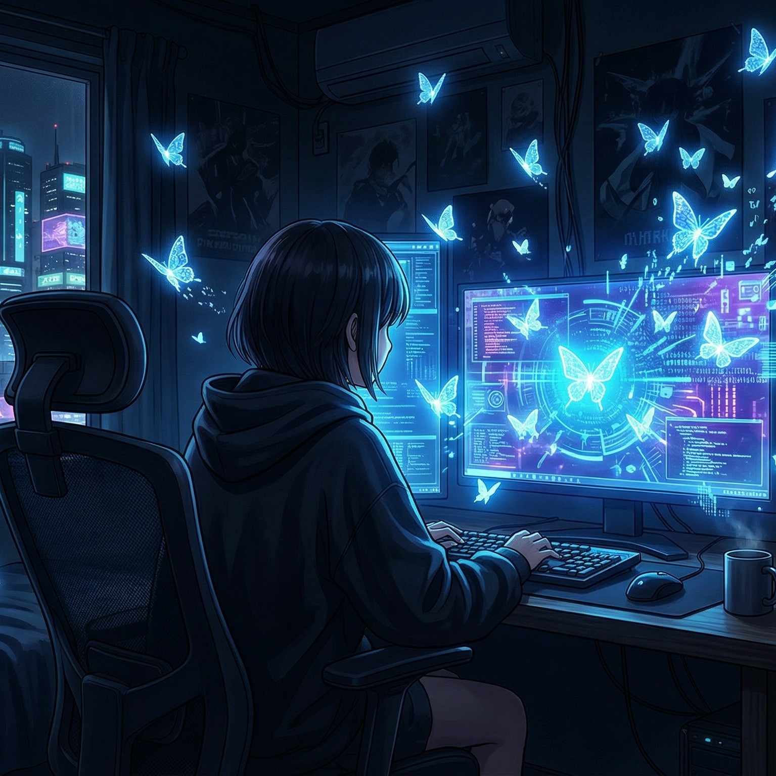 『デジタル・レザレクション（電脳の蘇生）』 artwork