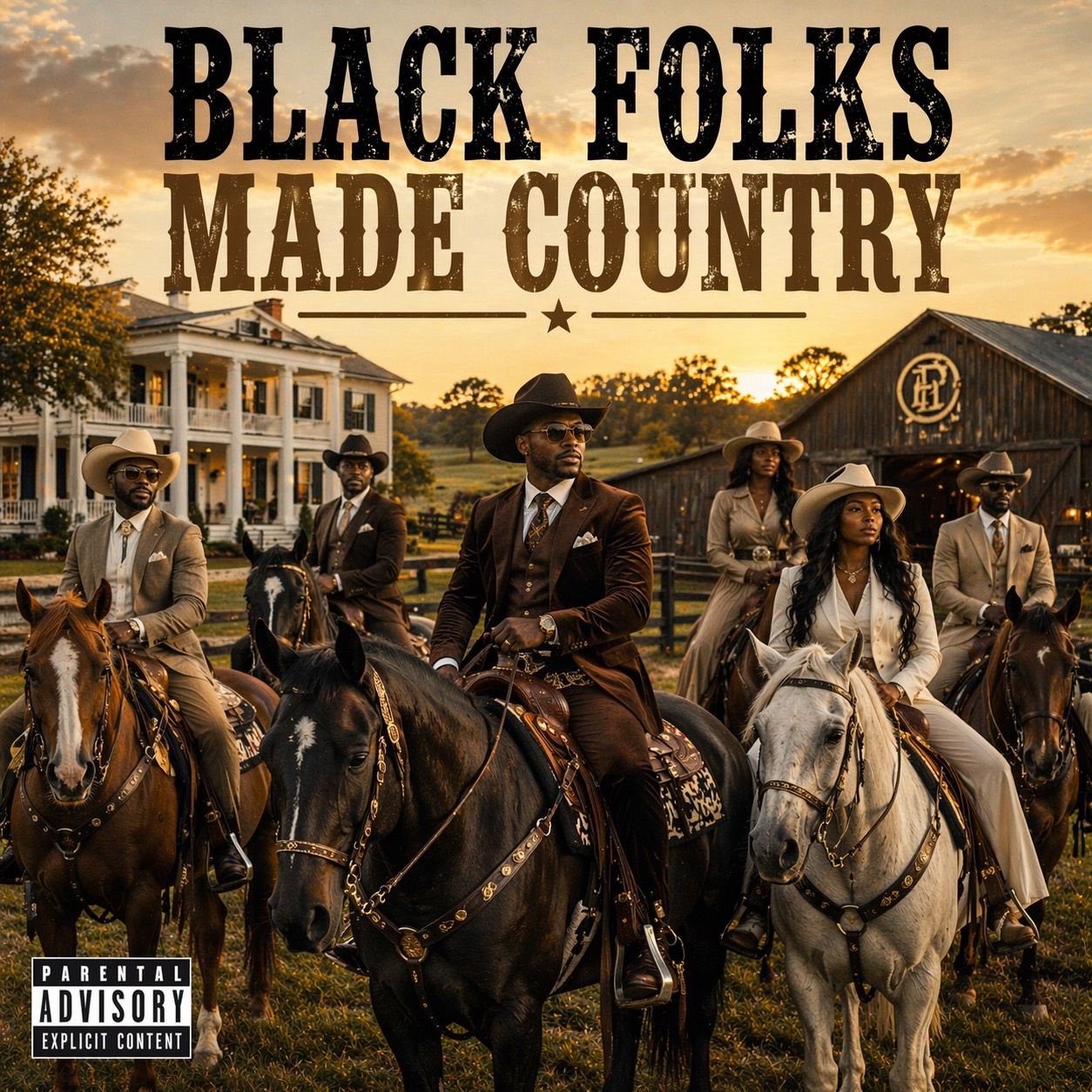 Black folks made country artwork