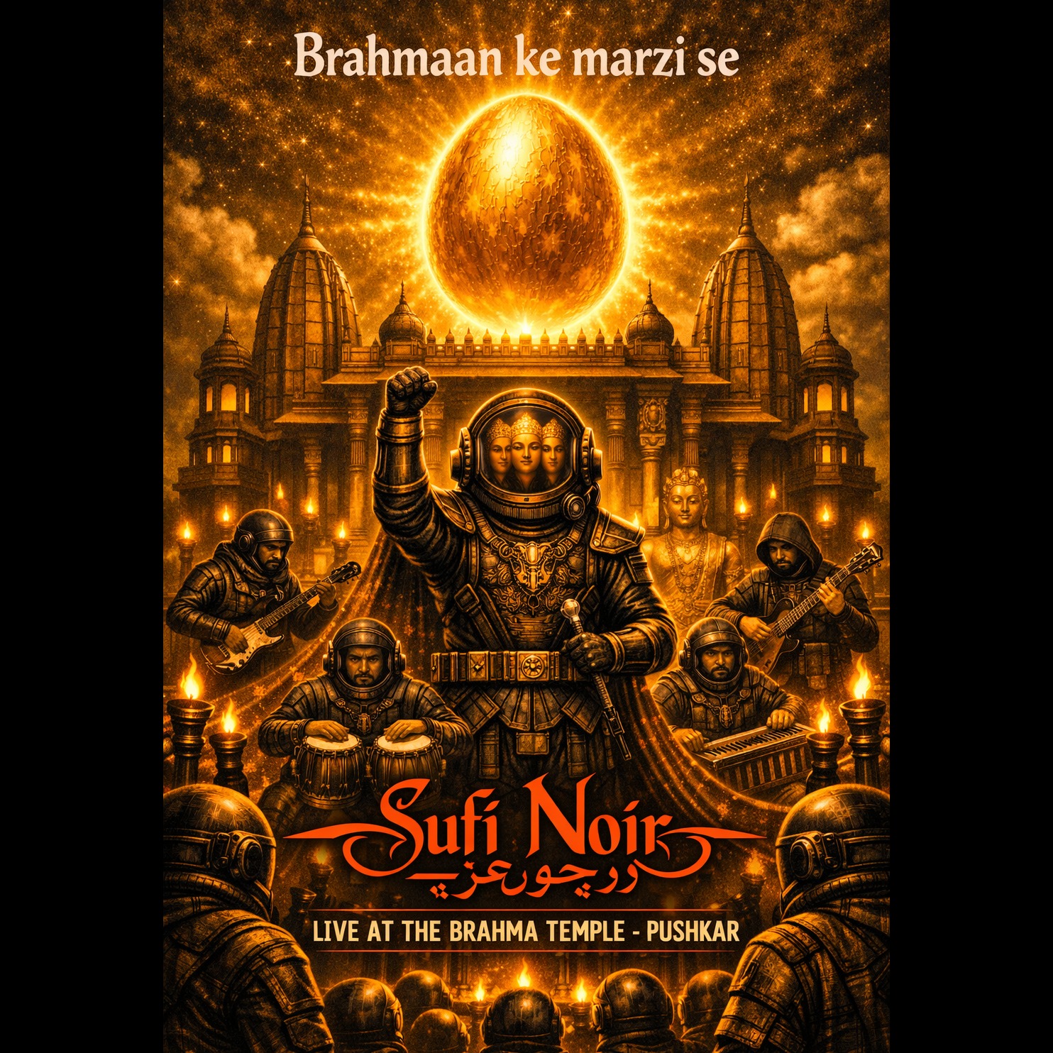 Brahmaan-e-Brahma - Sufi noir - Live at the Brahma temple - Pushkar artwork