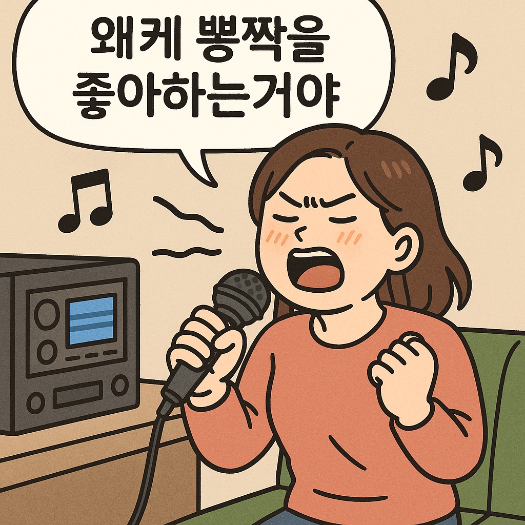 왜케 뽕짝을 좋아하는거야 artwork