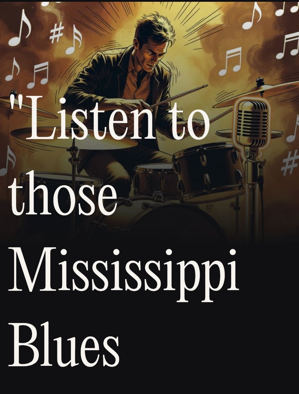"Listen to those Mississippi Blues artwork
