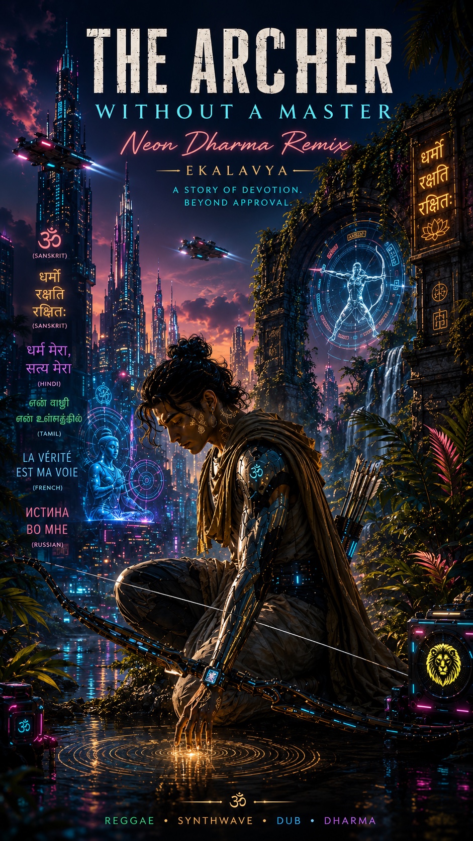 The Archer without a Master (Neon Dharma Remix) artwork