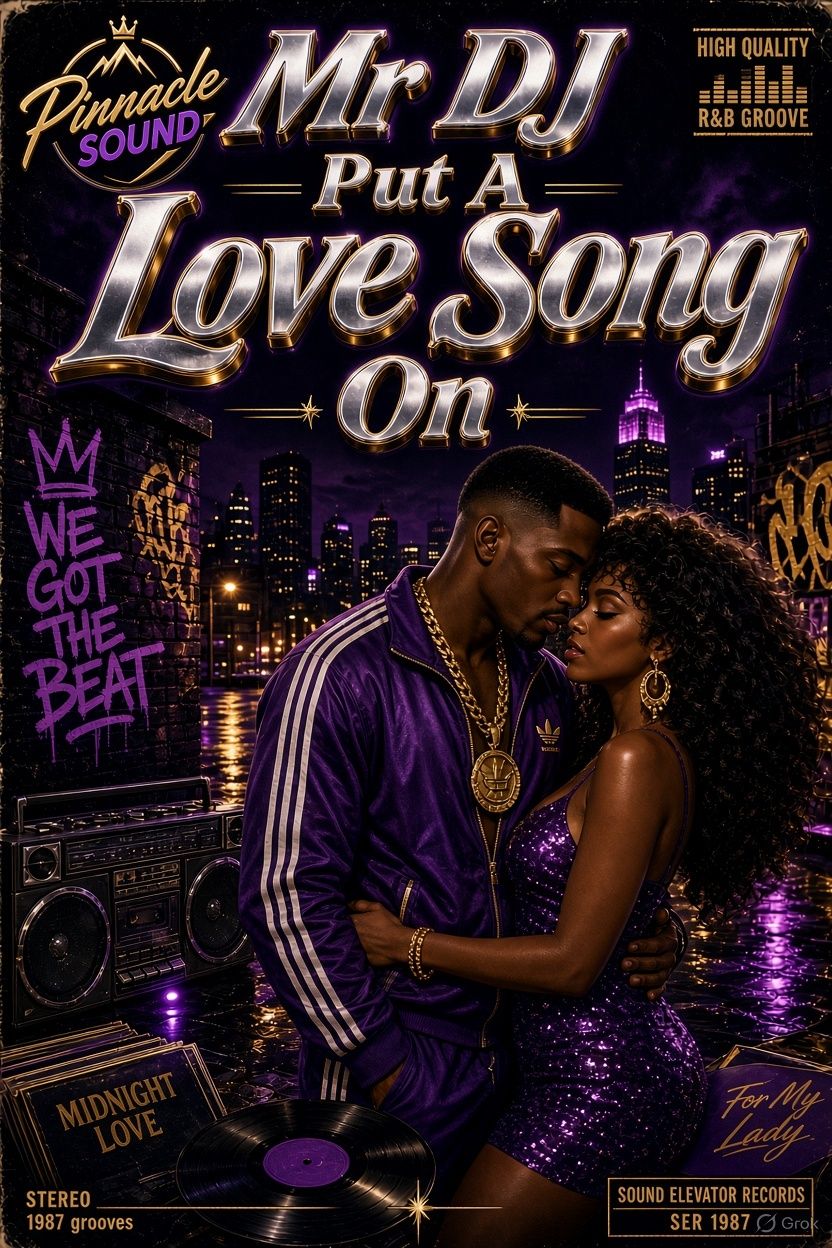 Hey Mr DJ put a love song on 💜 artwork