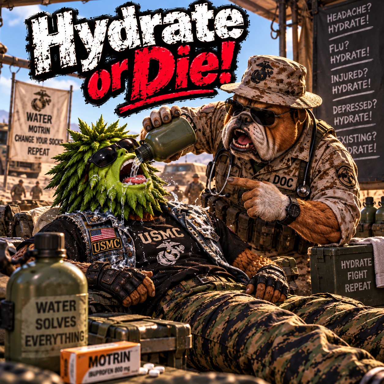 Hydrate or Die! artwork