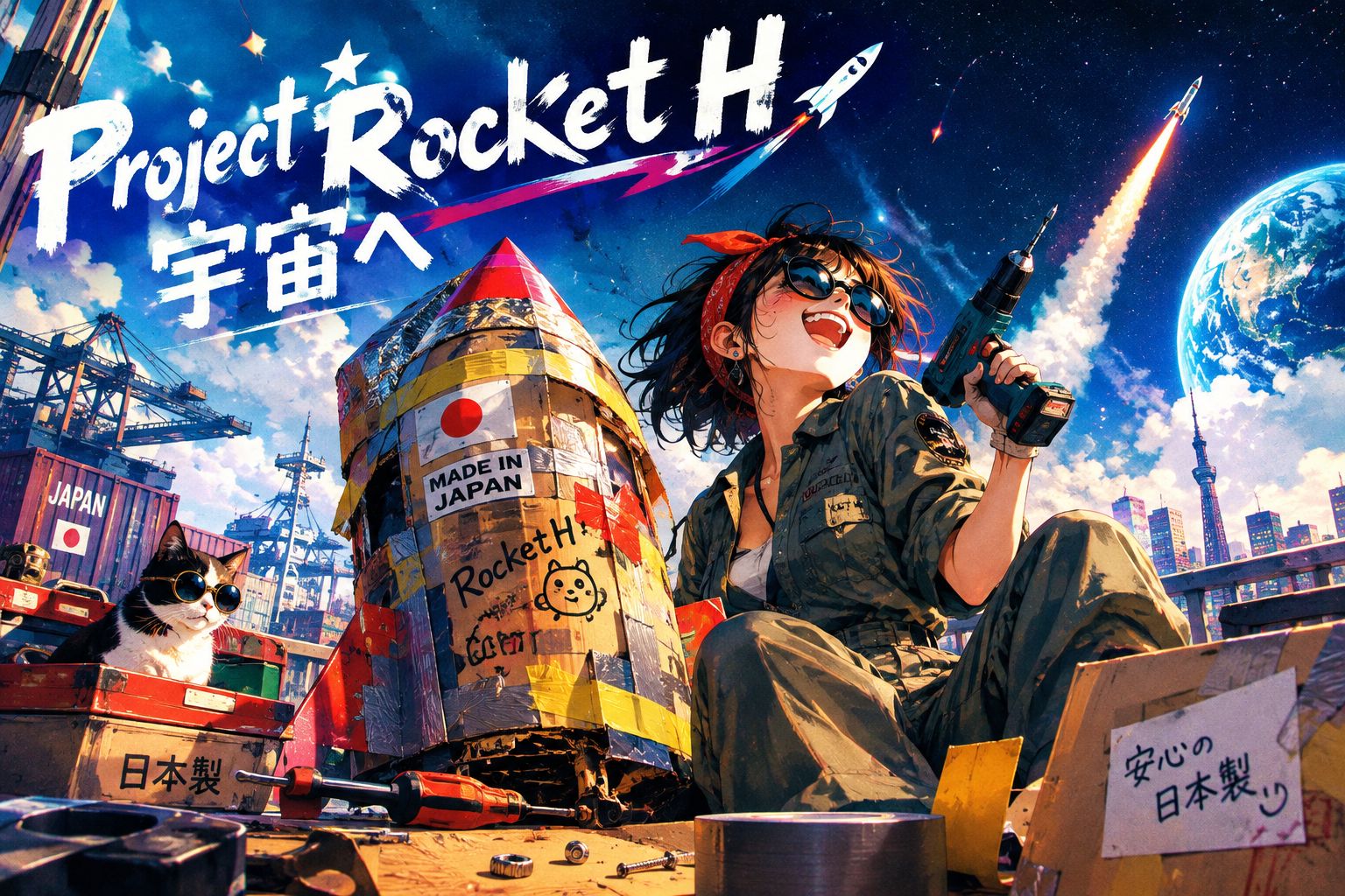 Project Rocket H:宇宙へ #spaceport artwork
