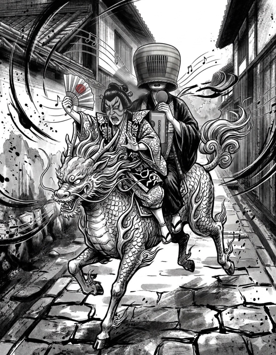 獅子が荒ぶる侍の祖国 artwork