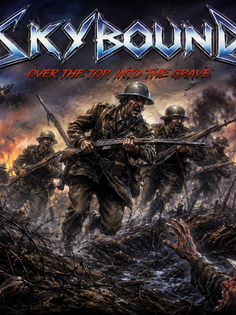 Over the Top, Into the Grave artwork