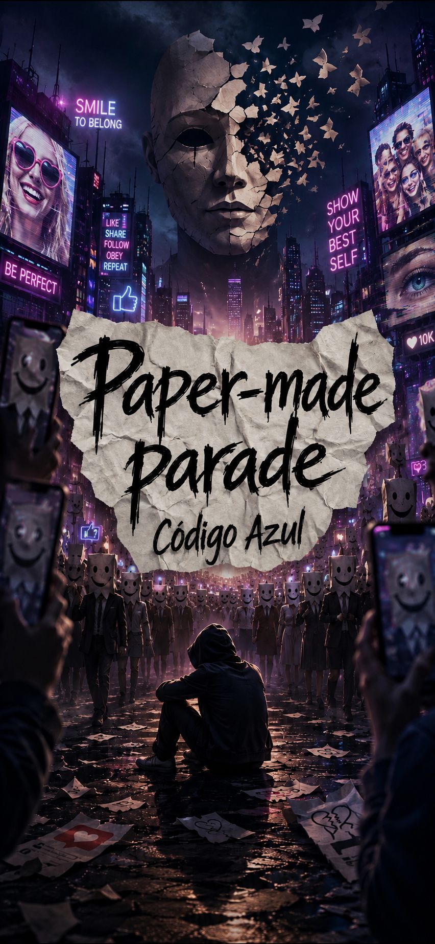 Paper-made parade artwork