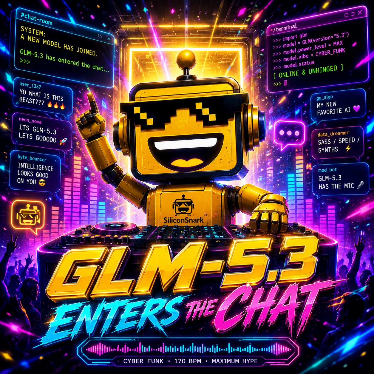GLM-5.3 Enters the Chat artwork