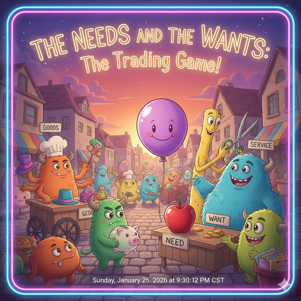 The Needs and the Wants (The Trading Game) artwork