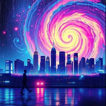 Paint the Sky (Cybard Vocaloid Mix) artwork