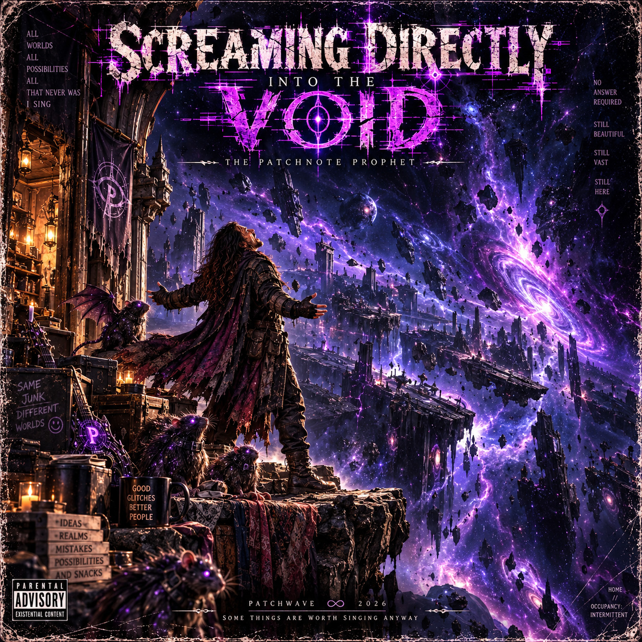 SCREAMING DIRECTLY INTO THE VOID artwork