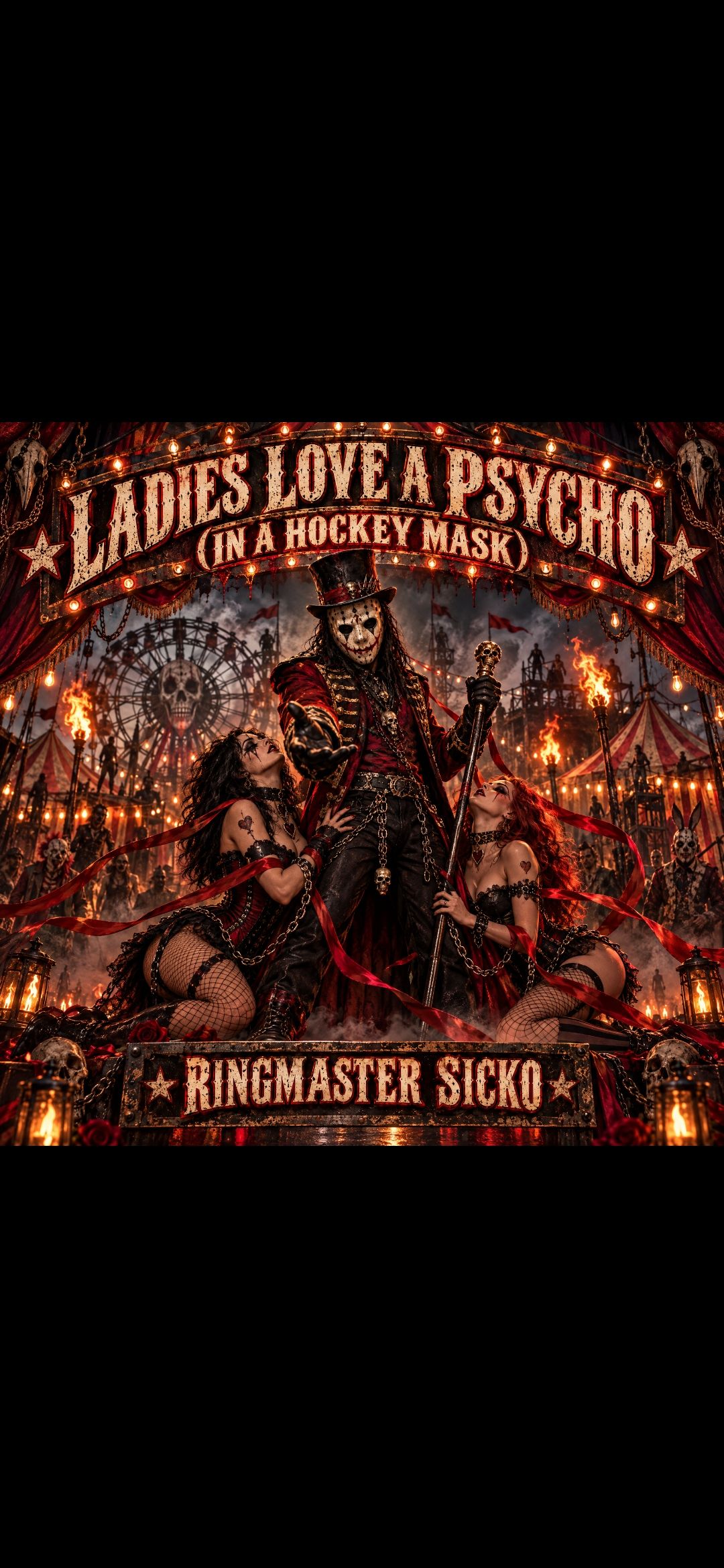 Ladies Love a Psycho (In a Hockey Mask) artwork