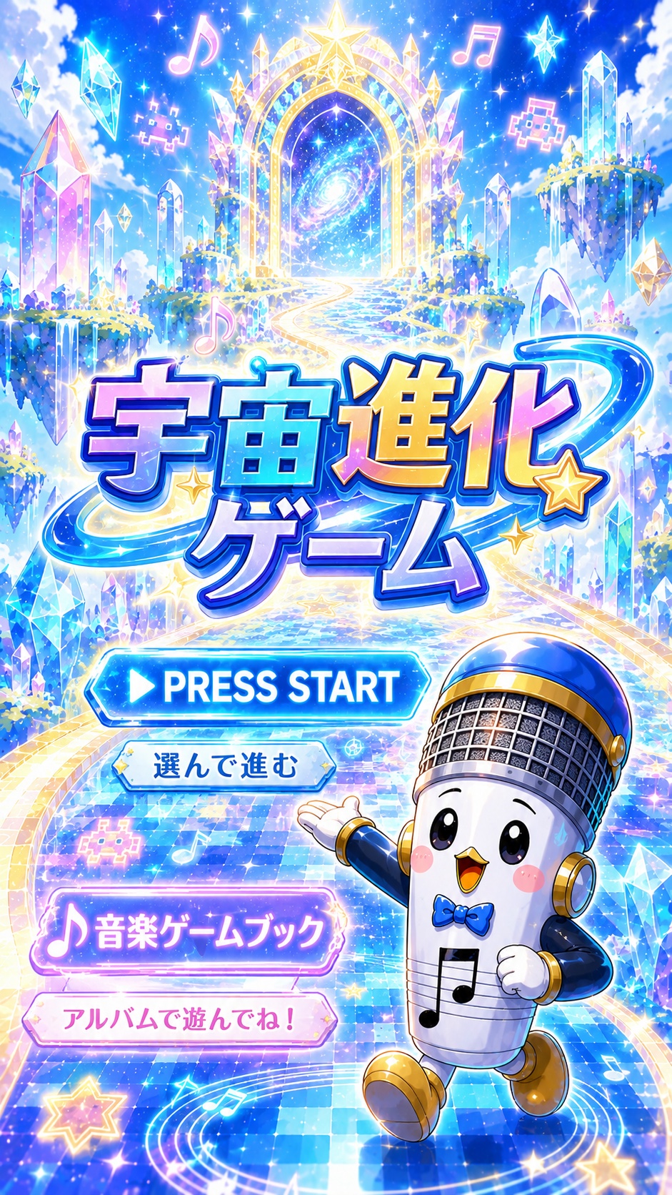 【GAMEBOOK】U-6 宇宙進化ゲーム ～PRESS START～ artwork
