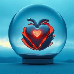 nothing / bulletproof heart artwork