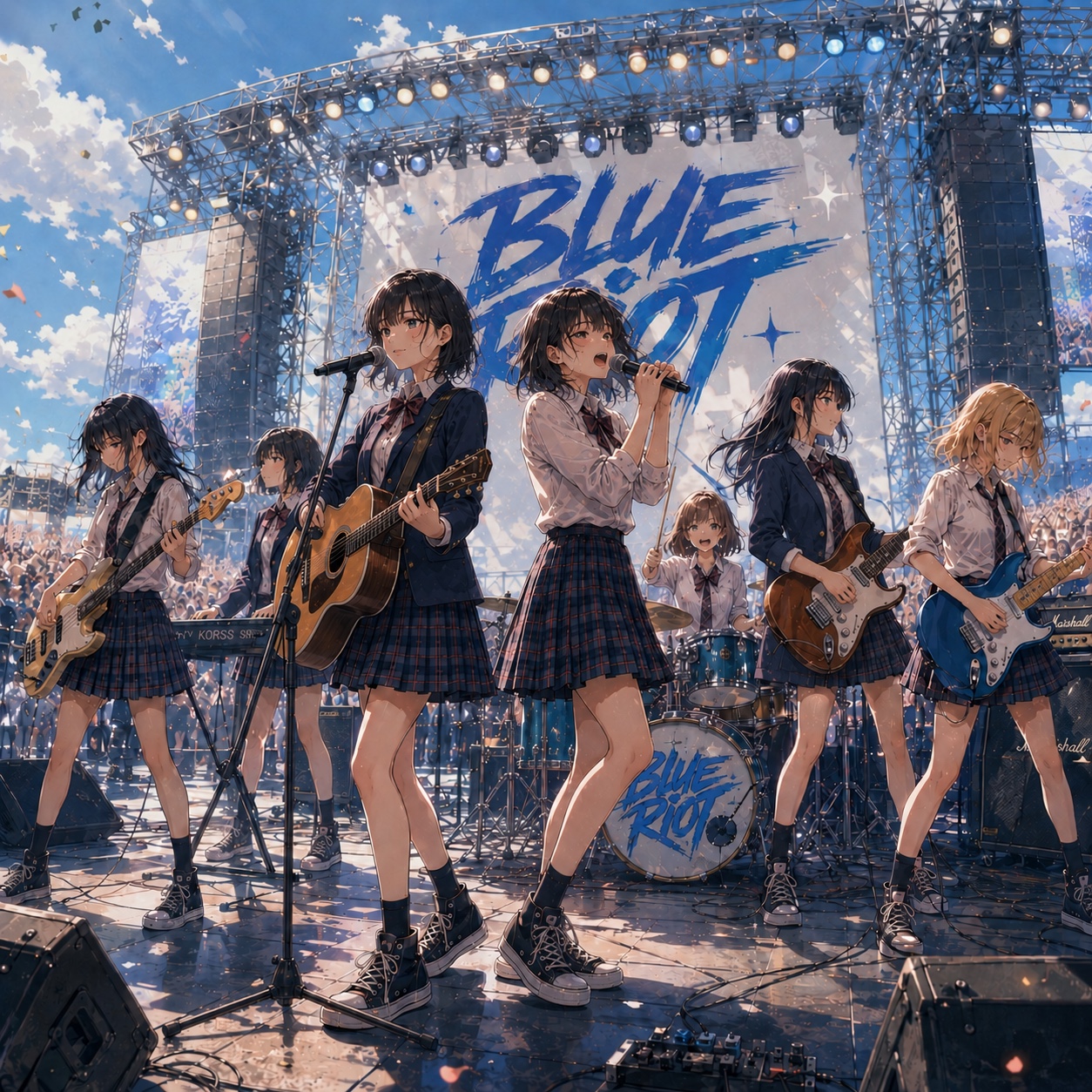 青春ラプソディ / Blue Riot × Parallax Marginalia in 甲府 [ Live ver. ] artwork