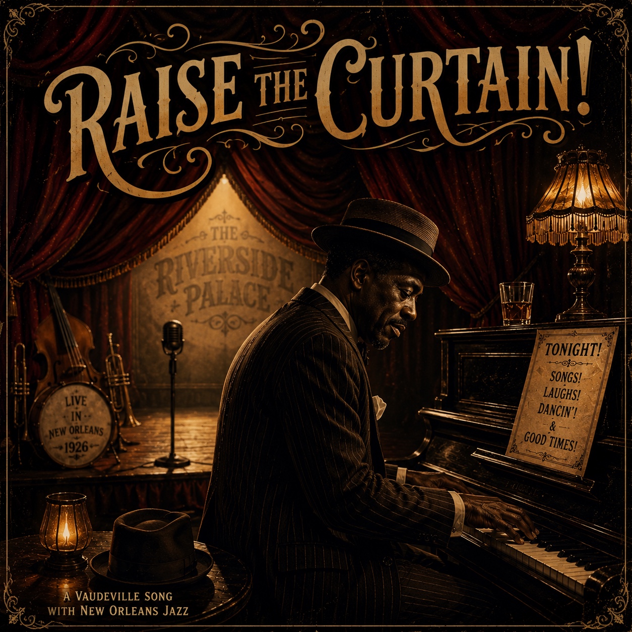 Raise the curtains artwork