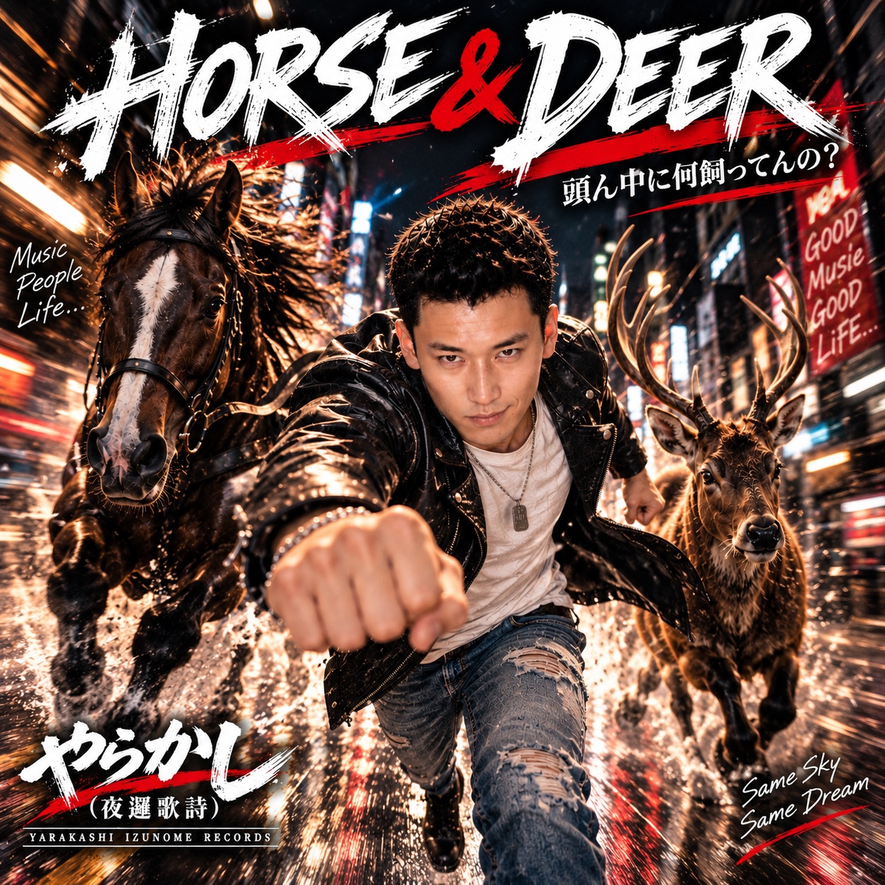 Horse & Deer artwork