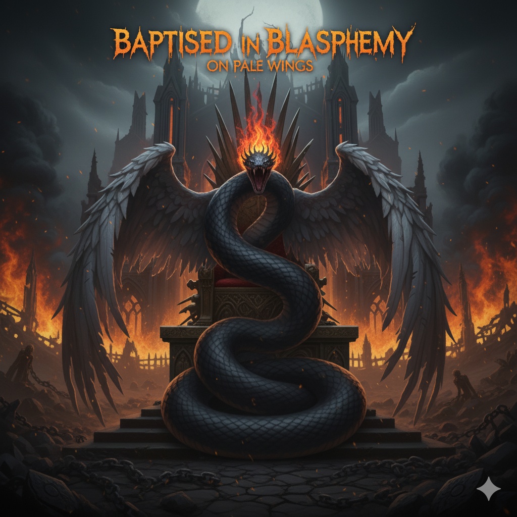 Image for Baptised in Blasphemy - On Pale Wings