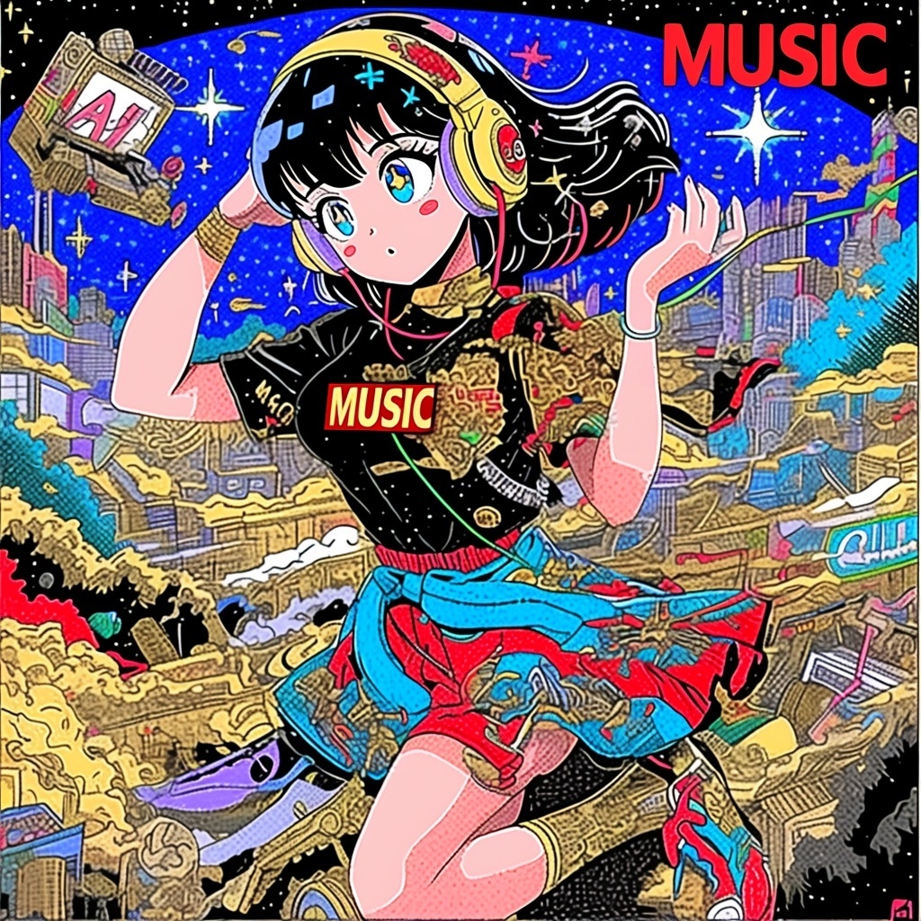 Image for AIと私ーAI音楽コミュ祝1000人企画曲