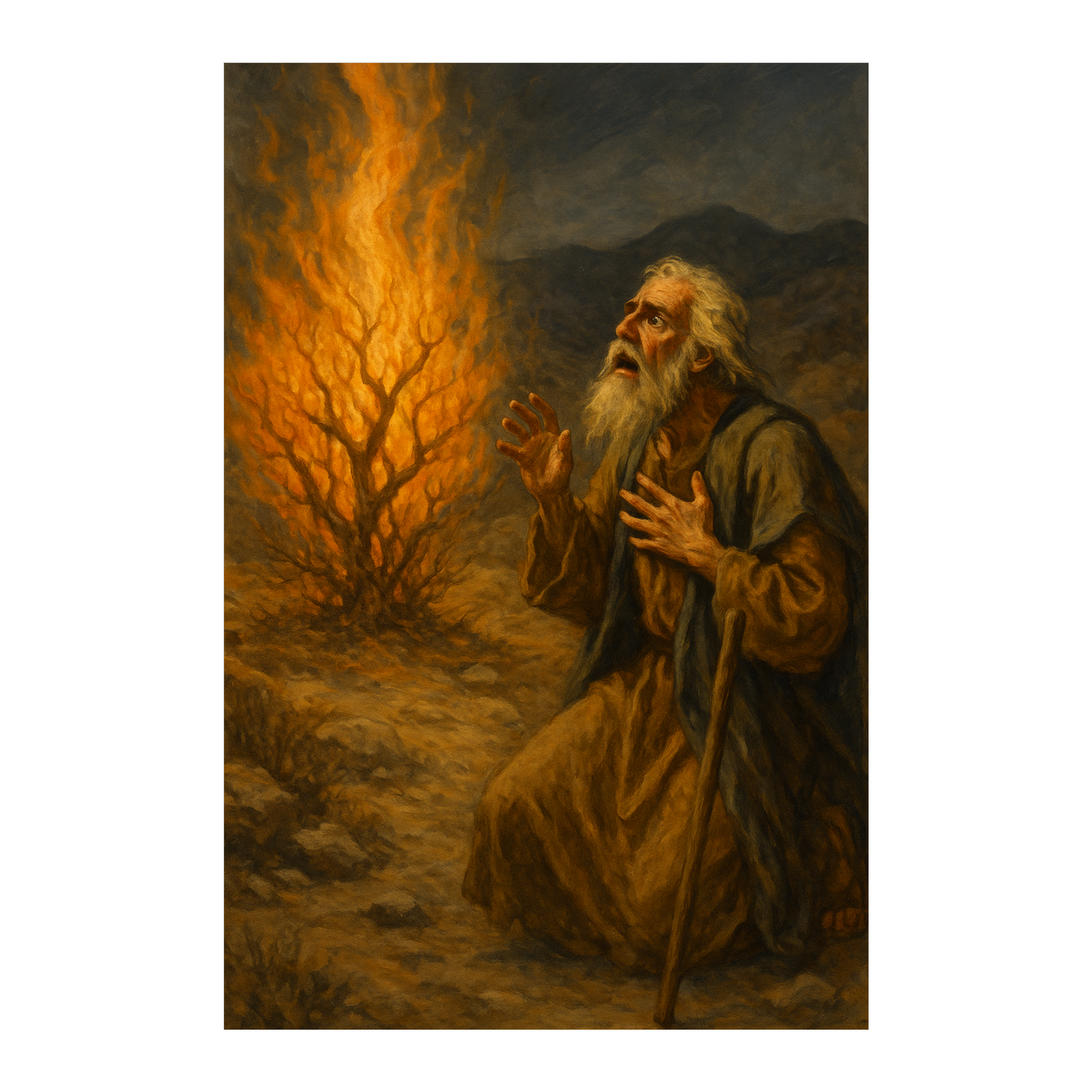 Moses and the Burning Bush artwork