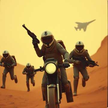 Action movie track artwork