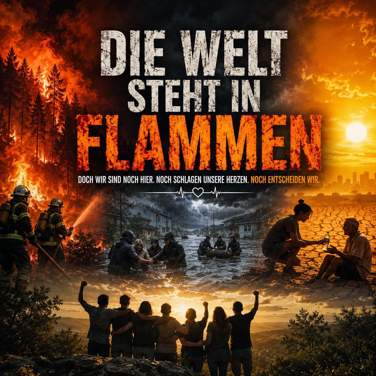 Die Welt steht in Flammen artwork