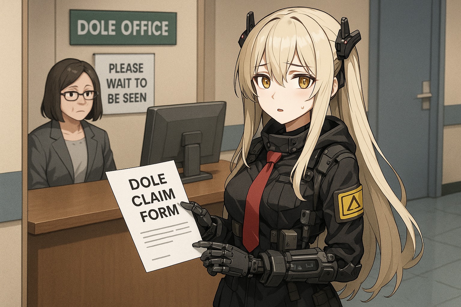 T Doll on the Dole artwork