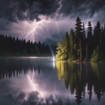 Image for stormy  night
