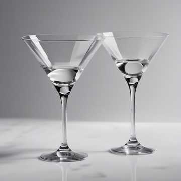 Cigarette Butts and Empty Martini Glasses artwork