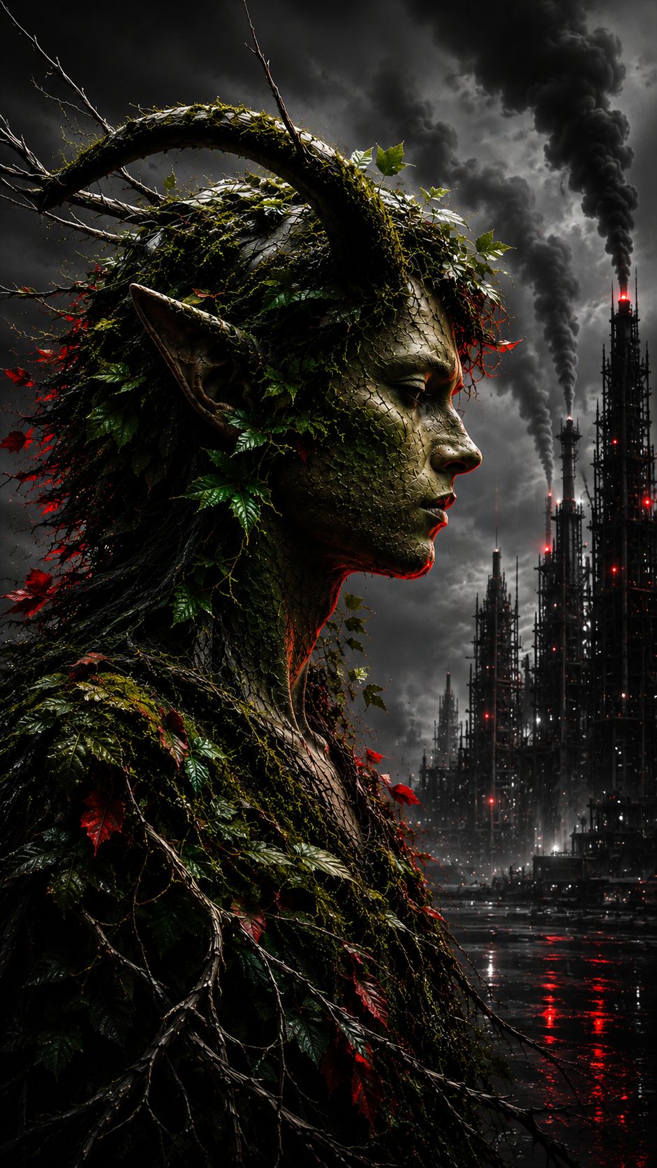 THE GREEN MAN GOES TO WAR artwork