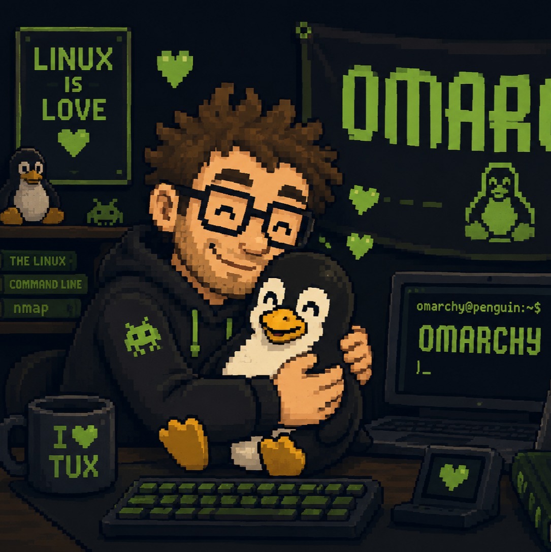 When a Man Loves a Penguin artwork