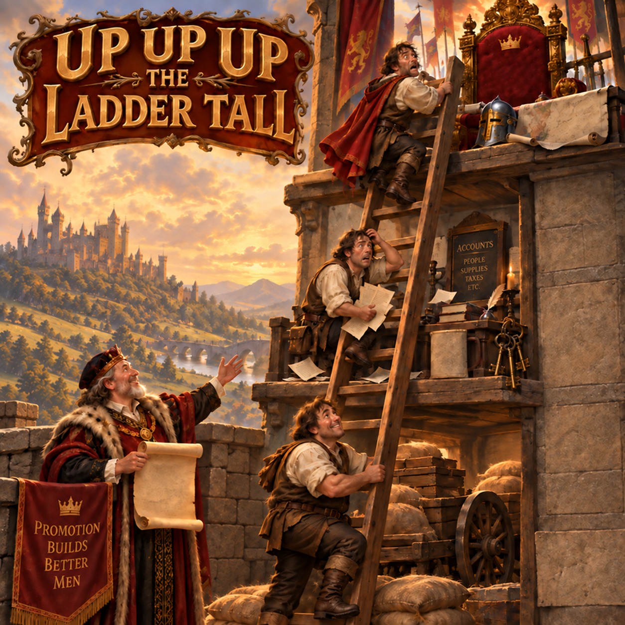 Up the Ladder Tall artwork