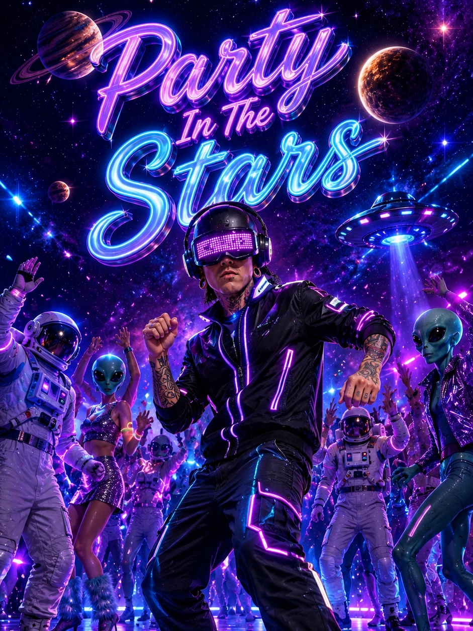 Party In The Stars artwork