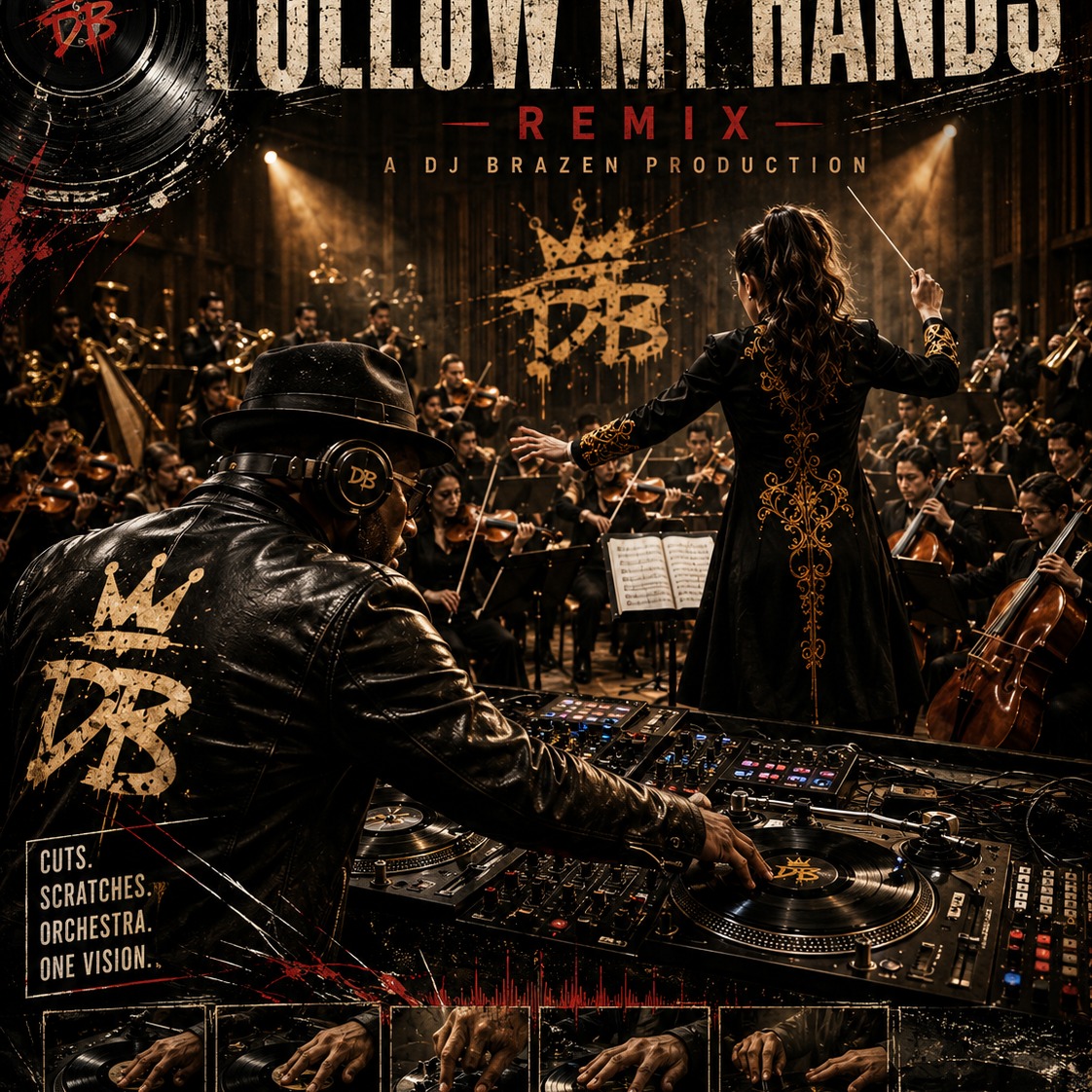 Follow My Hands DJ Brazen (Violin, Flute, Guitar, Piano) artwork