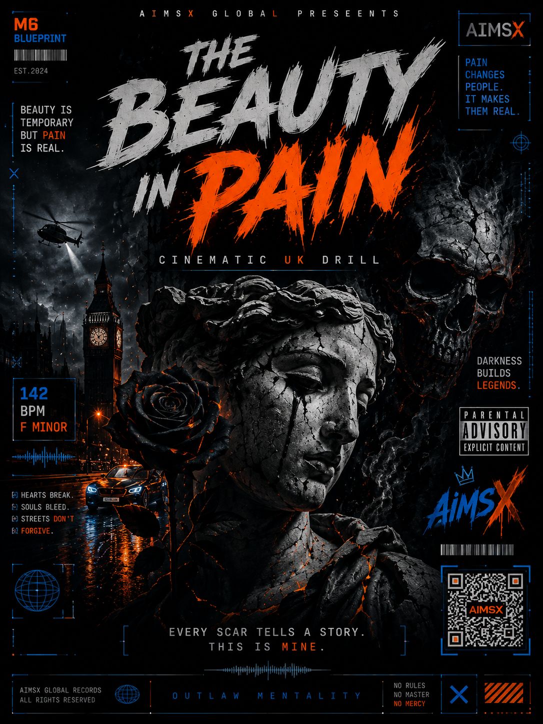 The Beauty in the Pain (Cinematic UK Drill Version) artwork